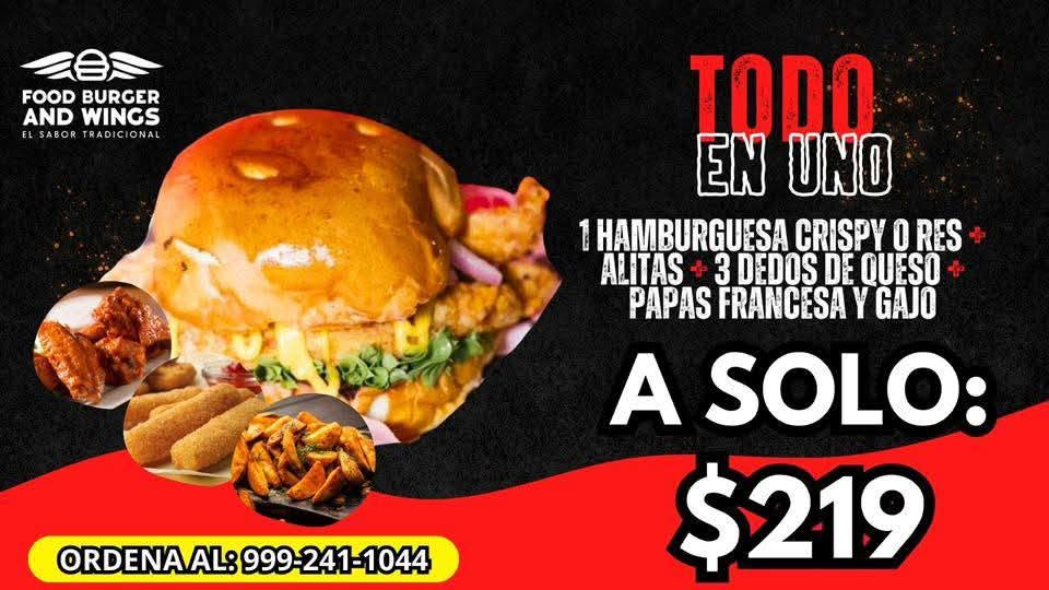 Promoción 3x2 en Hamburguesas