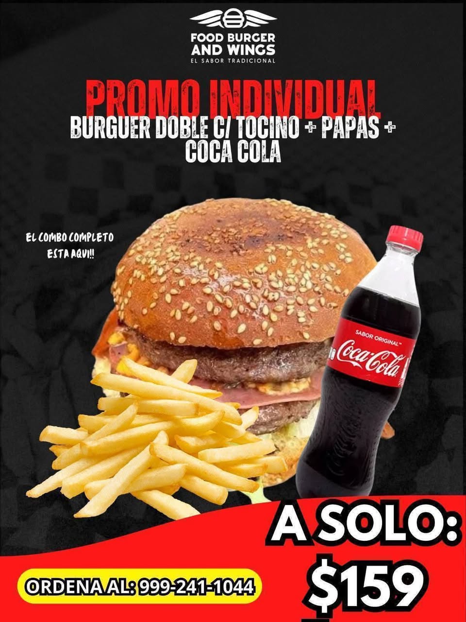 Promoción 3x2 en Hamburguesas