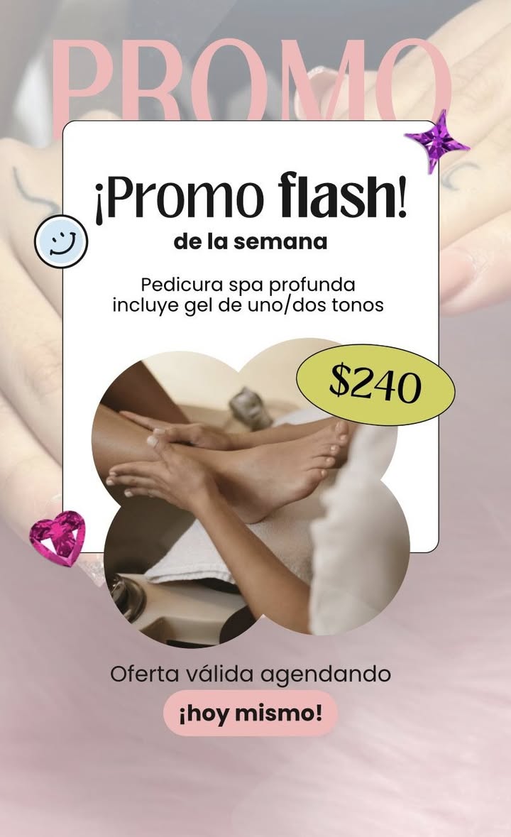 Promociones de Uñas y Pedicura