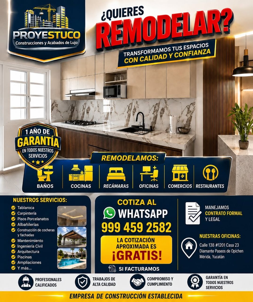 Provestuco Construcciones y Acabados de Lujo — Altabrisa