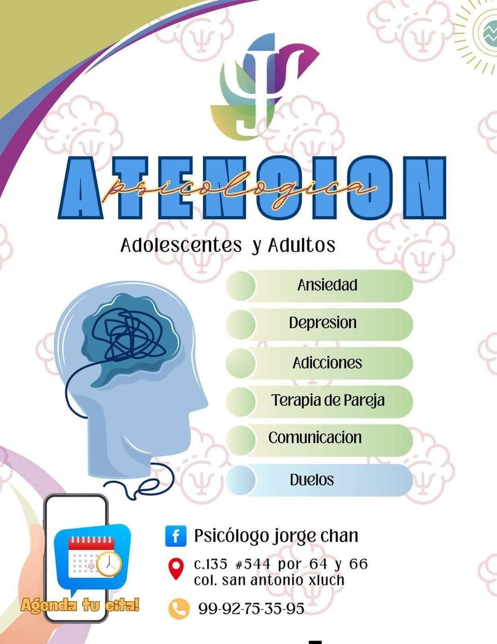 Psicólogo Jorge Chan — San José Tecoh