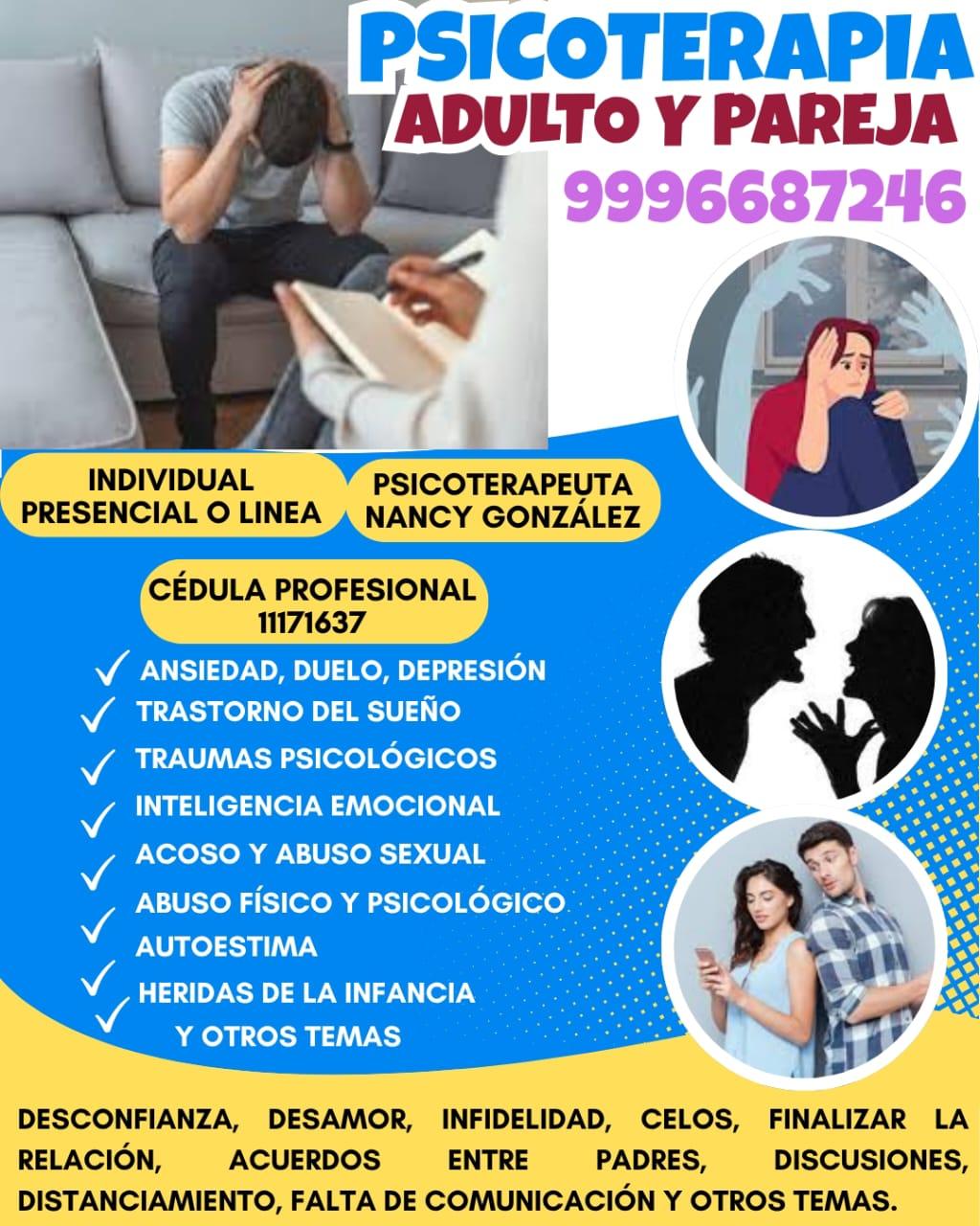 Psicoterapia Individual y de Pareja con Nancy González Arenas