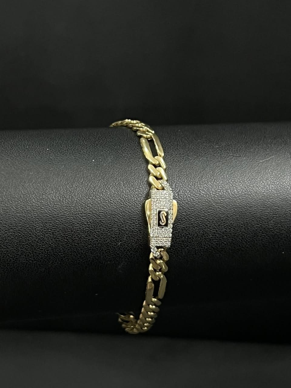 Pulsera Monaco Oro 14k Joyeria Reyes