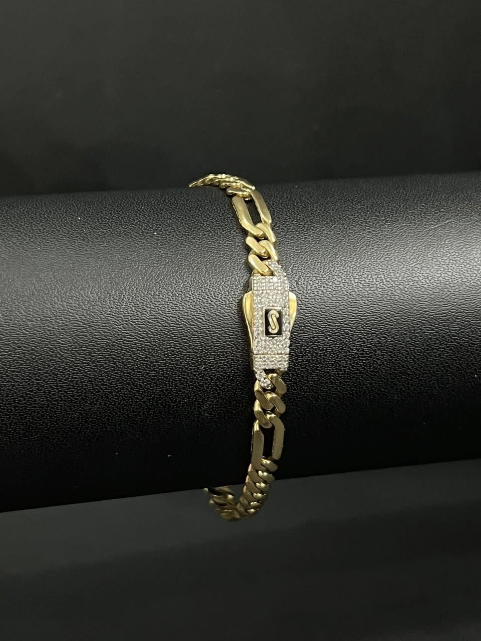 Pulsera Monaco Oro 14k Joyeria Reyes