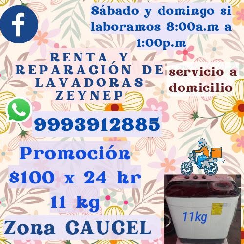 Renta de Lavadoras