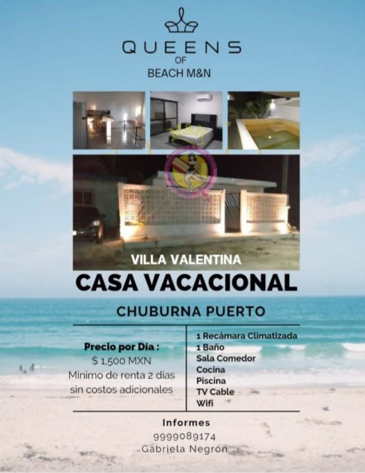 Renta Villa Valentina fechas mayo