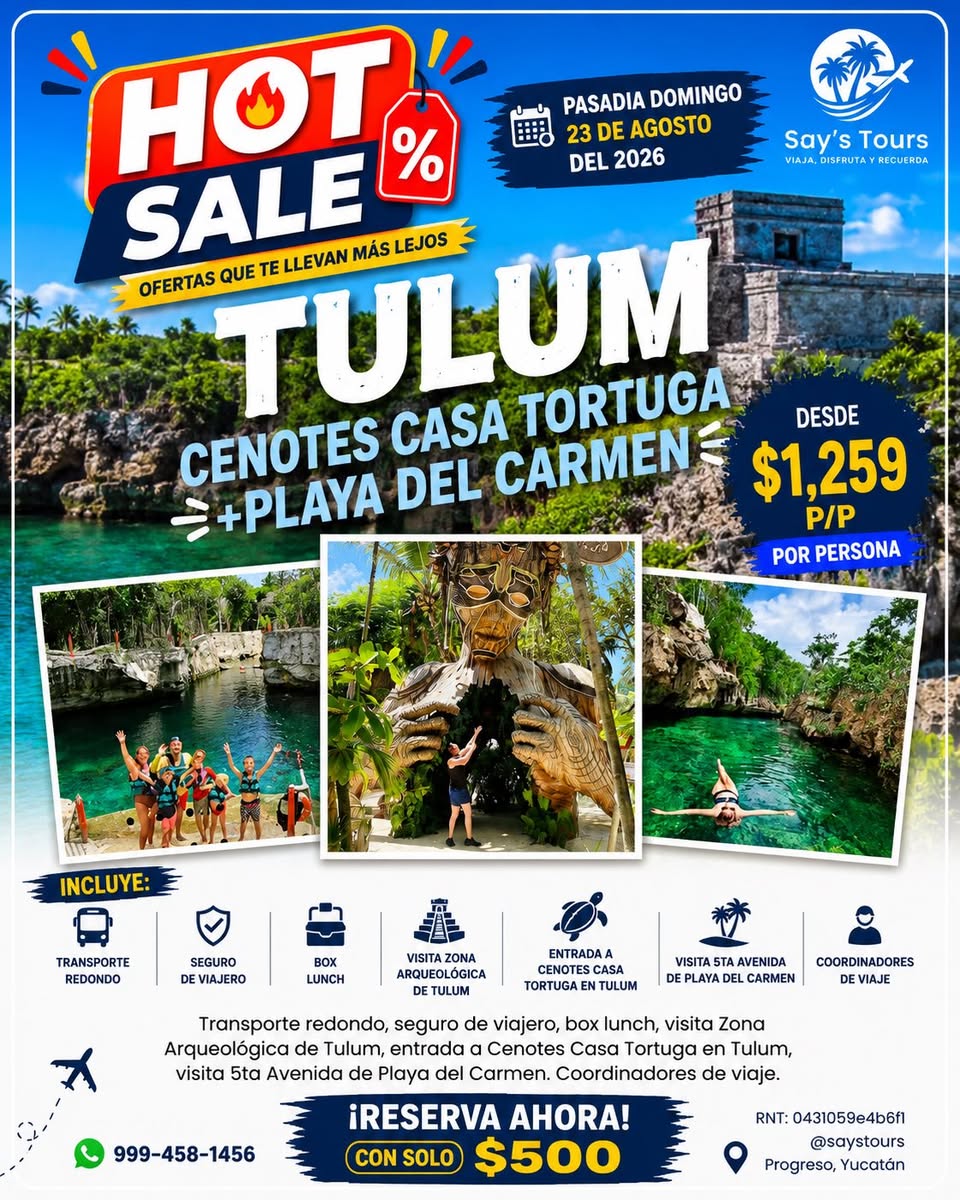 Say's Tours: Paquetes de Viaje y Aventuras en Yucatán