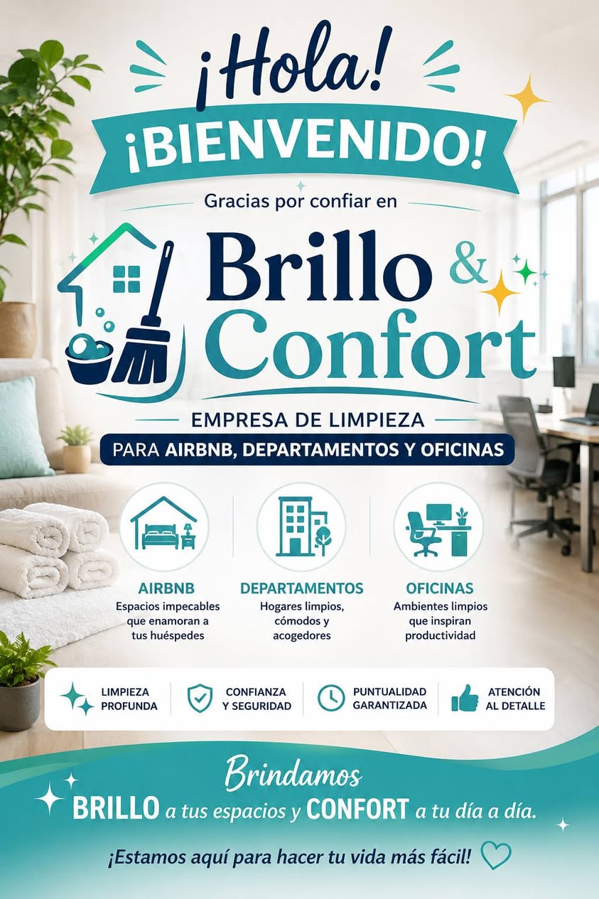 Servicio profesional de limpieza para Airbnb, departamentos y oficinas en Mérida