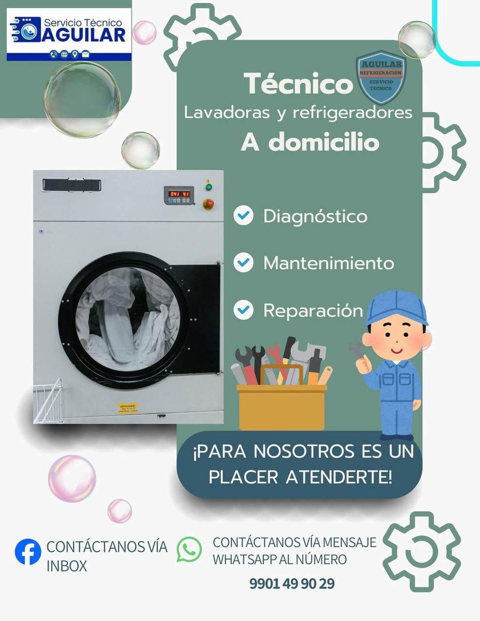 Servicio Técnico Aguilar, Lavadoras y Refrigeradores — Altabrisa