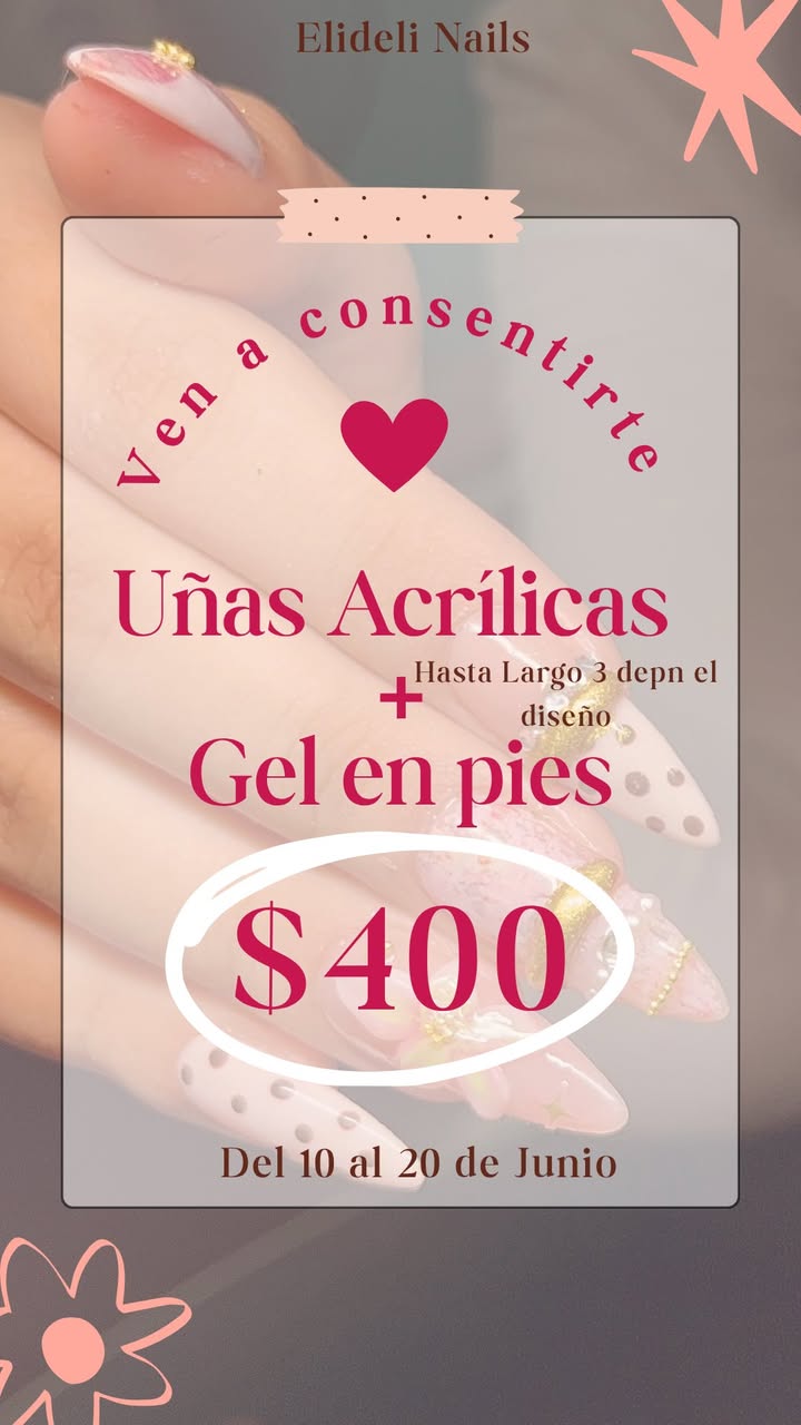 Servicios de Uñas y Pestañas Elideli