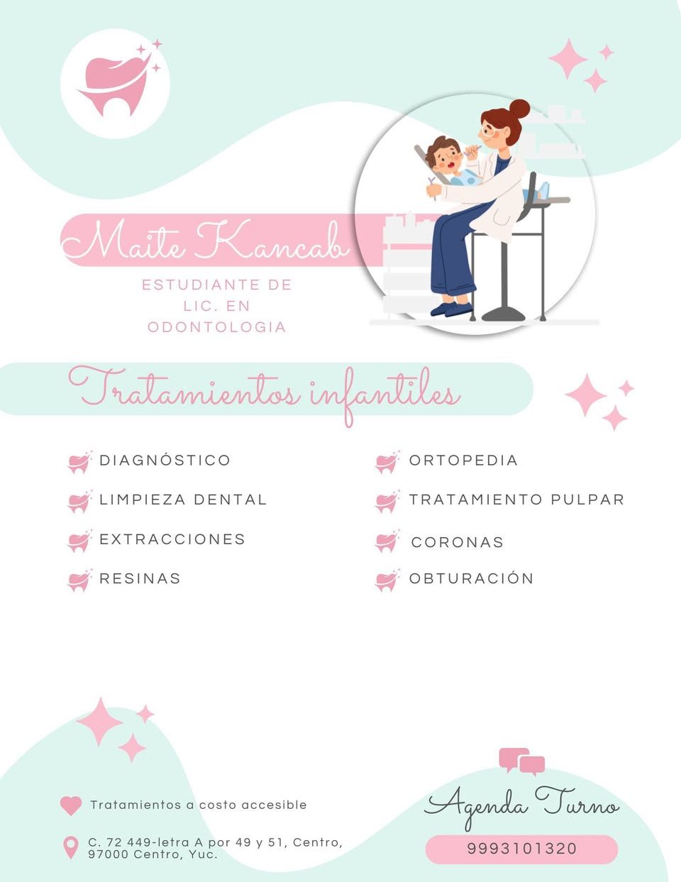 Servicios Odontológicos Infantiles - Maite Kancab