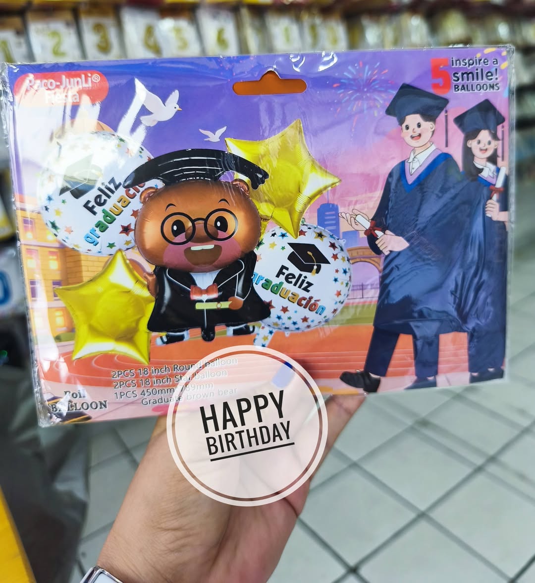 Set de graduación para entrega inmediata