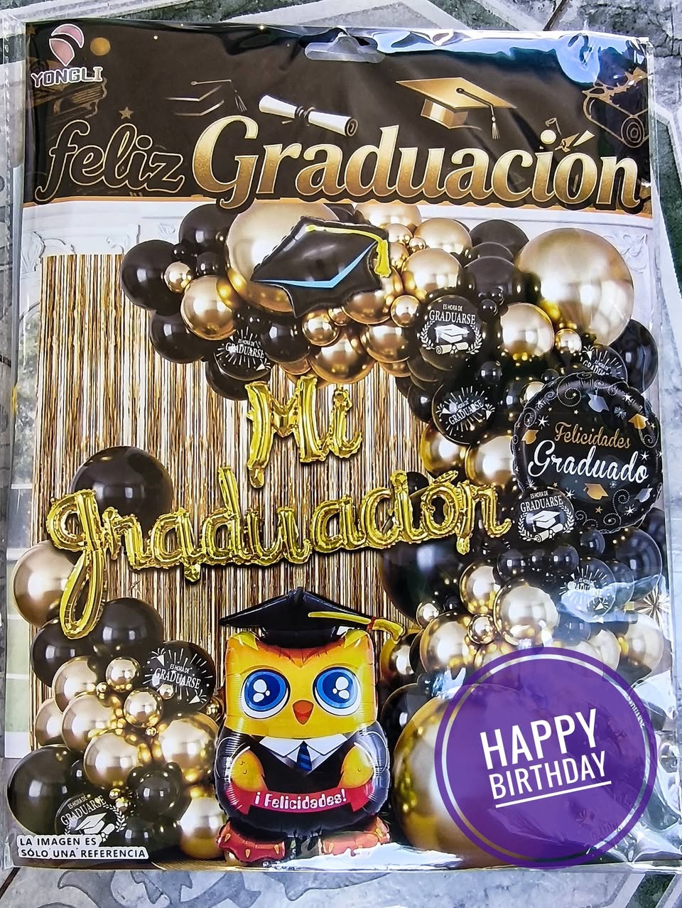 Set de graduación para entrega inmediata