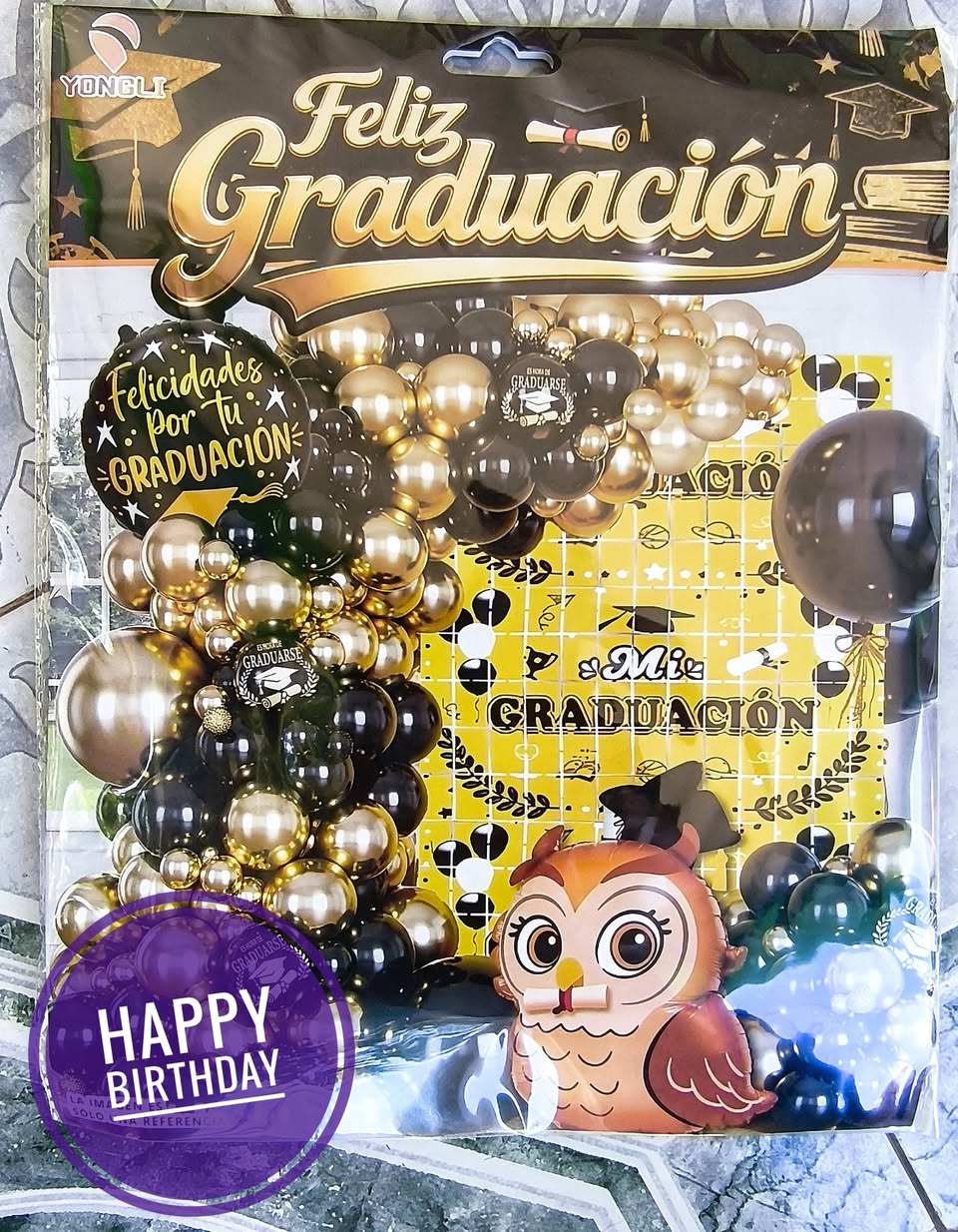 Set de graduación para entrega inmediata