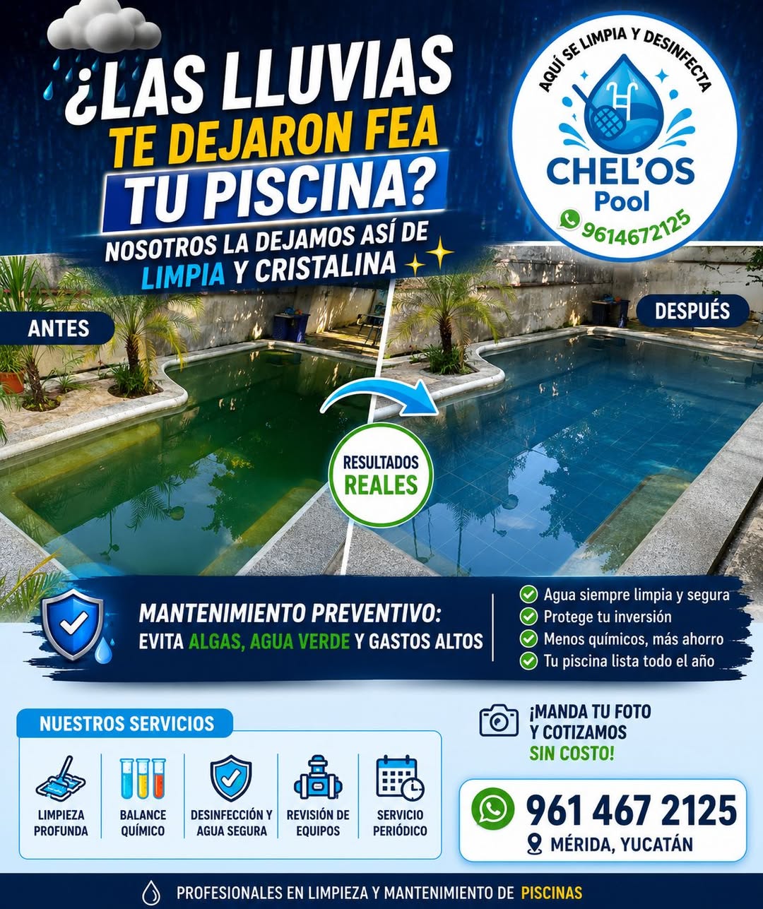 Soluciones Chel'os Mantenimiento de Piscinas