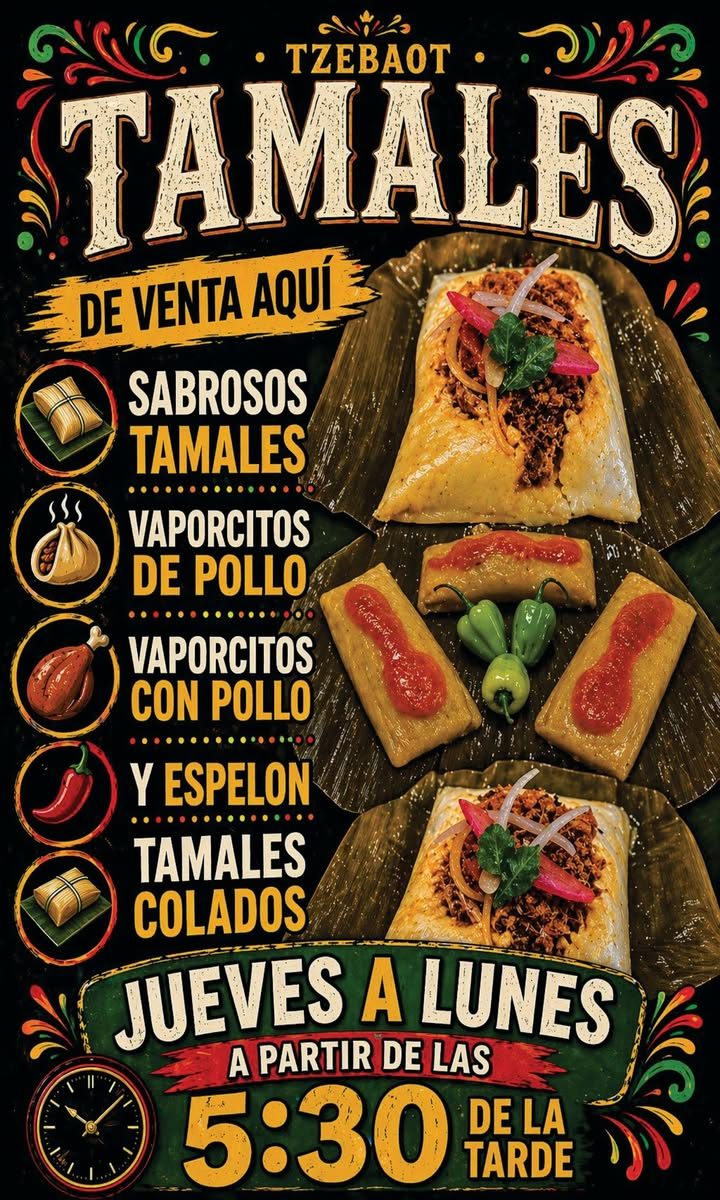 Tamales Tzebaot — Santa Cruz Palomeque