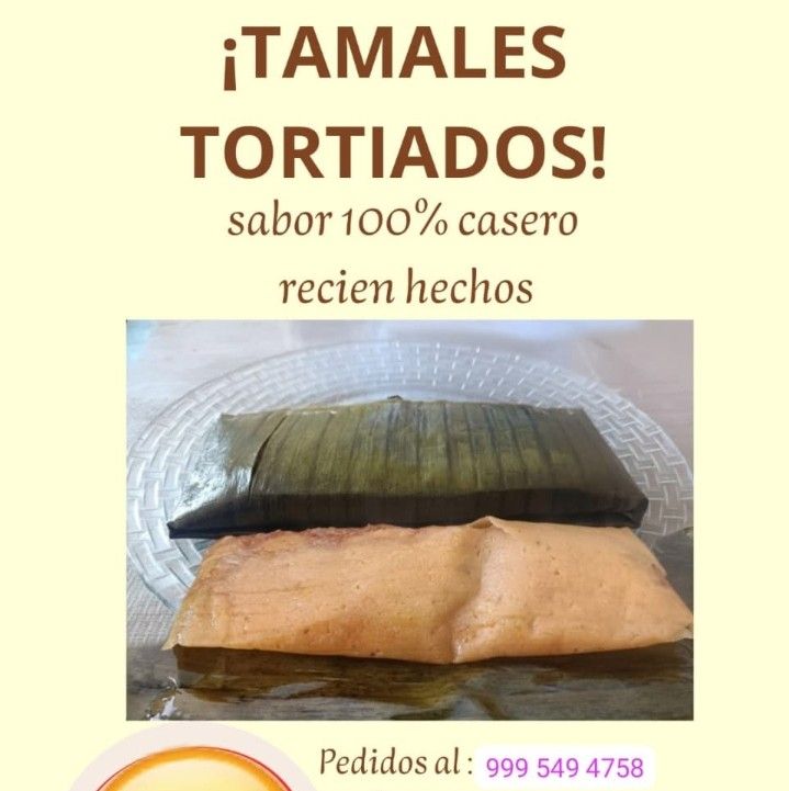 Tamalitos Torteados Caseros de Yucatán, recién hechos y listos para disfrutar
