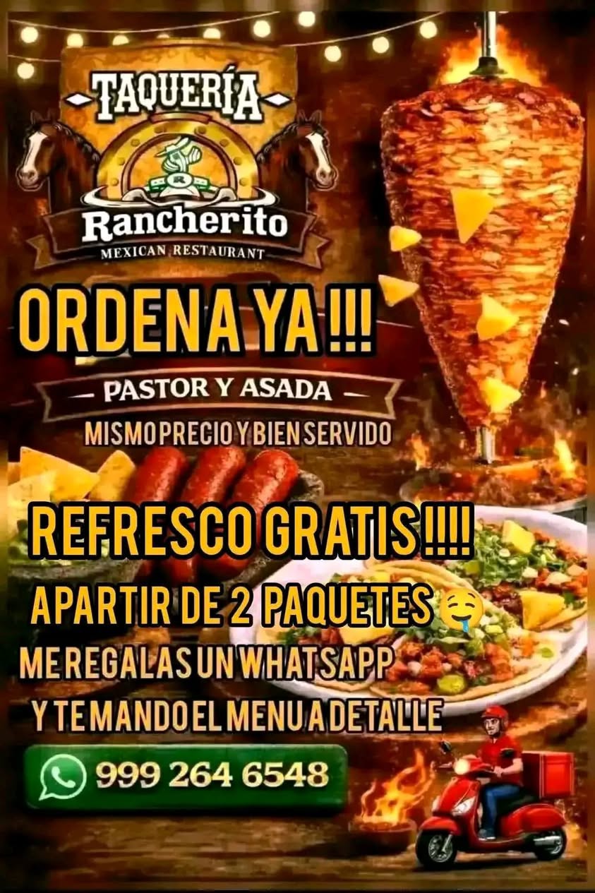 Taquería El Rancherito: Sabor Ranchero con Servicio a Domicilio