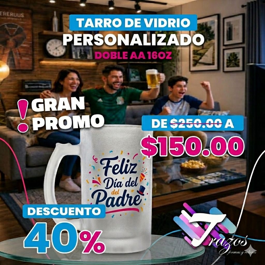 Tarro de Vidrio Personalizado en Oferta — San José Tecoh