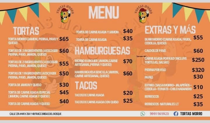 Tortas y Tacos a Domicilio