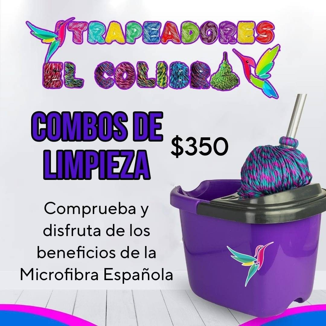 Trapeadores El Colibrí, Combos de Limpieza — Altabrisa