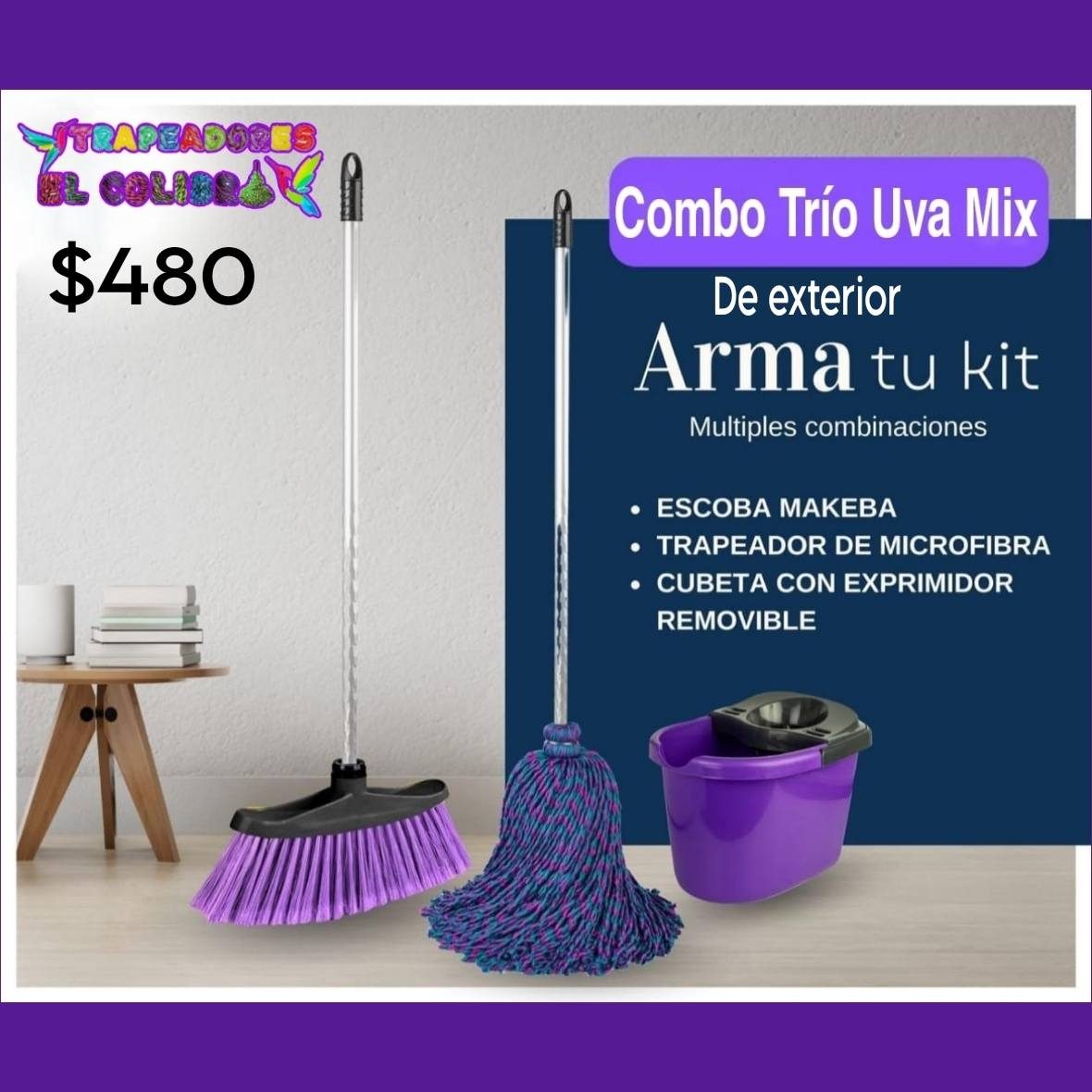 Trapeadores El Colibrí, Combos de Limpieza