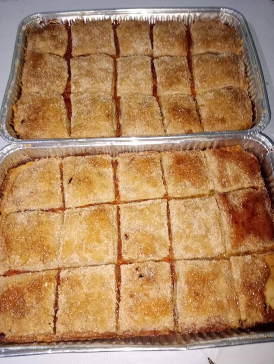 Utlimos Domo de Hojaldras: Jamón Queso Elote Chilito y Pay Danés