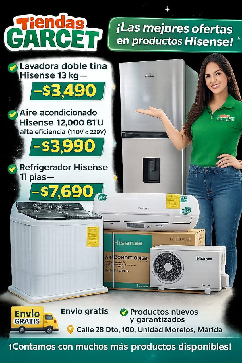 Variedad de Electrodomésticos y Muebles para el Hogar con Envíos Gratuitos
