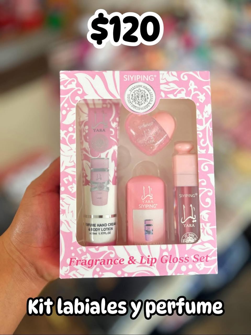 Venta de Kits de Perfume y Labial Yara