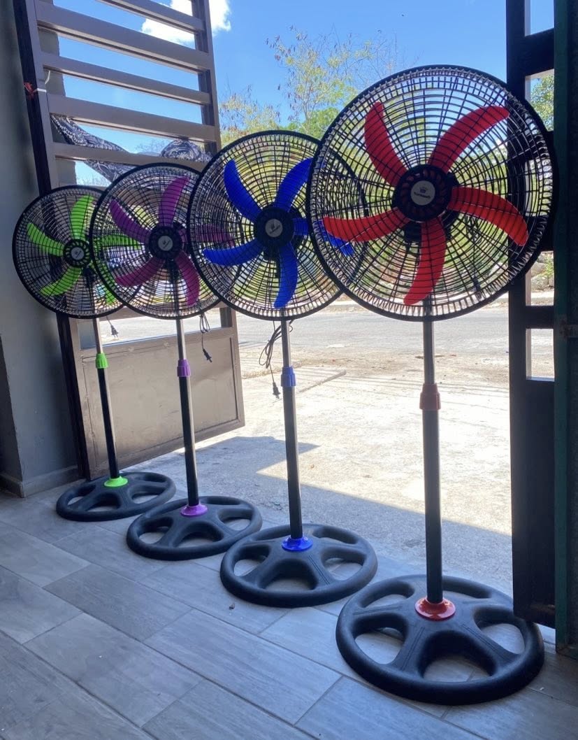 Venta y envío a domicilio de ventiladores nuevos de plástico y metal en Yucatán