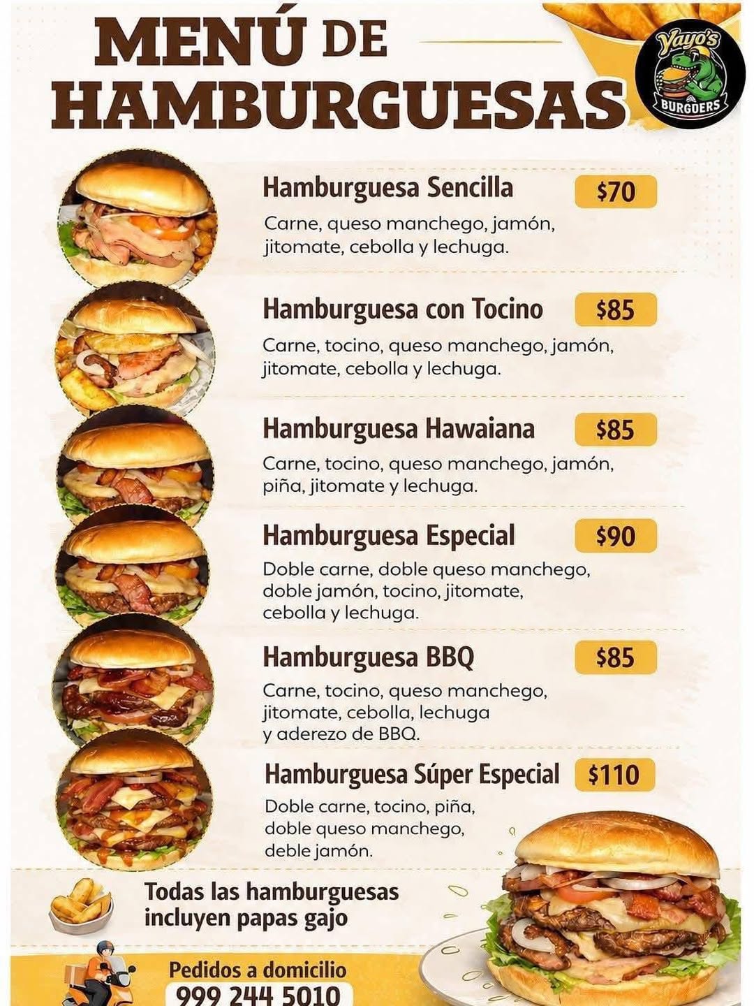 Yayo's Burgers: Hamburguesas Caseras con Sabor Yucateco