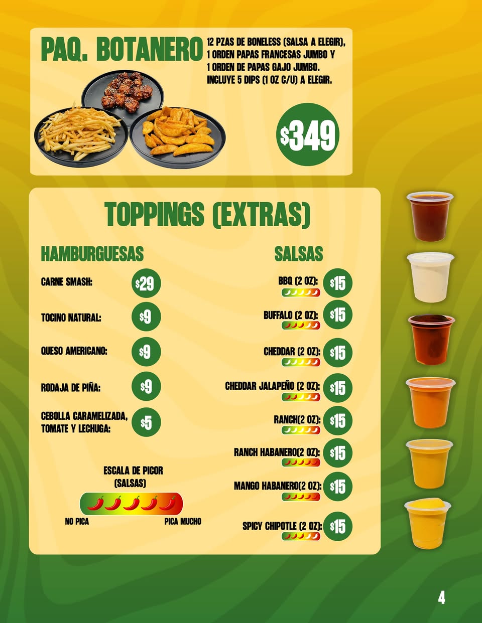 Yucalitas Burgers y Alitas