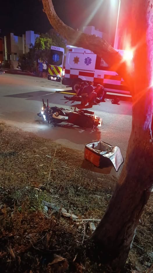 Tragedia de repartidor en Mérida: pierde una pierna